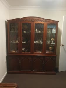 Large Italian Vintage Display Cabinet