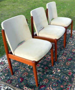 (SOLD) Mid Century Retro CRO Australian 3 Dining Chairs