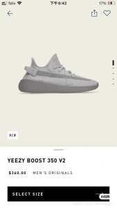 Yeezy 350 v2 Steel Grey Original Adidas shoes - each pair $400