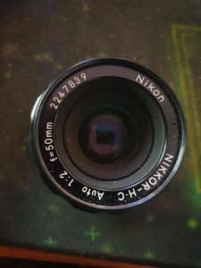 Nikon 50mm F2 lens