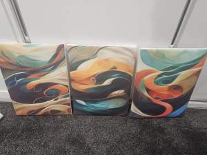 3 30 x 40 canvas pictures