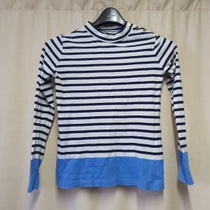 Witchery Girl striped long sleeve top Size 10