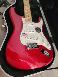 FENDER USA CHROME RED Stratocaster 2005