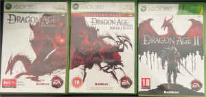 Dragon Age: Xbox 360 games 1-3