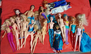 Used Barbies dolls .......