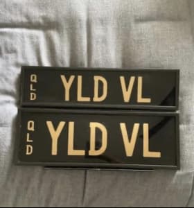 YLD VL Prestige number plates