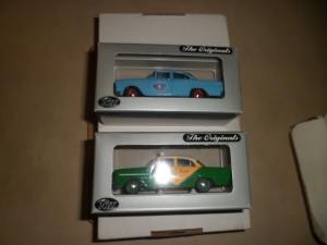 Trax Australian model cars , 1/43 scale , two taxis $55 each