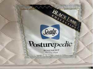 Sealy Posturepedic, Euro-top plush, Black Label DOUBLE Mattress
