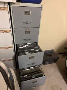 2 x filing cabinets