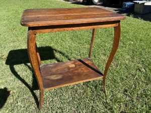 Antique Oak occasional table, side table, lamp table