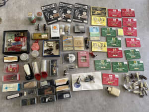 Vintage collection of phono cartridges and stylus
