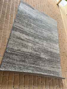 Grey shades floor rug