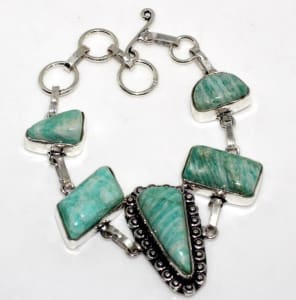g67 g62 amazonite necklace and matching bracelet only * $20 for both i