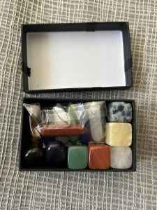 New - small box Charka crystals and stones