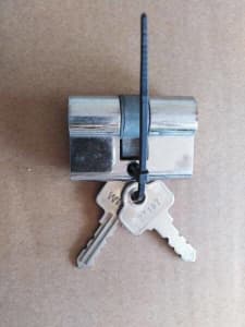 Sliding & security door cylinder locks with keys.