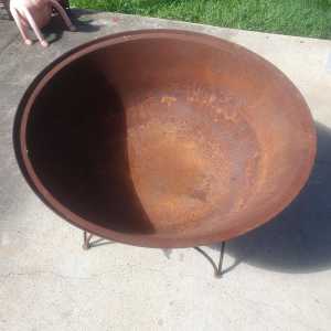Rustic fire pit Large