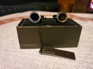 Oroton Sterling Silver Cufflinks - 1 Pair - Brand New Authentic