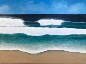Original acrylic painting - Maroubra Beach NSW