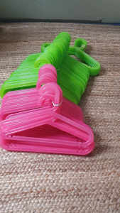 76 Pink & Green Ikea Kids Hangers $10