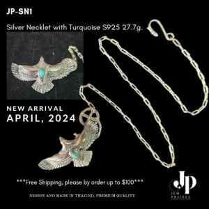 Silver with Turquoise S925 Collection New Arrival 2024
