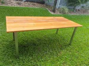 Homemade outdoor table
