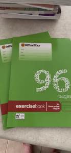 2 exercise books