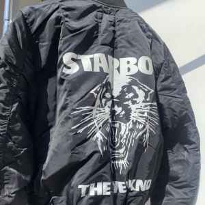 The Weeknd XO X Alpha Industries Starboy Panther Bomber Jacket