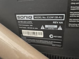SONIQ TV for sale!