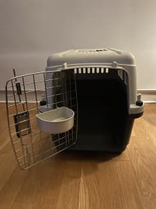 Air Traveller Pet Carrier White Grey Small