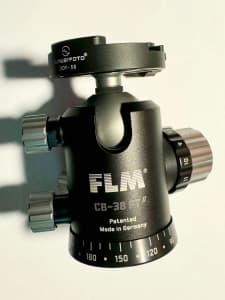 FLM CB-38-FT2 Professional Ballhead Sunwayphoto DDY58 Clamp