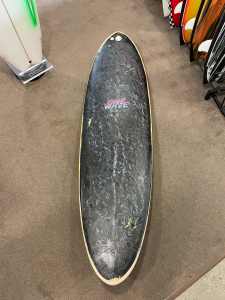 7 0 Critical slide Mid length surfboard with single fin