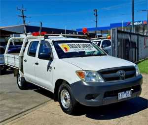 2006 Toyota Hilux TGN16R MY05 Workmate 4x2 White 5 Speed Manual Utility