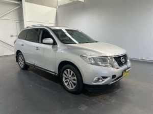 2016 Nissan Pathfinder R52 MY15 ST-L (4x2) Silver Continuous Variable Wagon