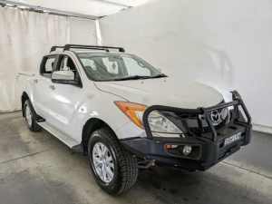 2015 Mazda BT-50 UR0YF1 XT White 6 Speed Manual Utility Maryville Newcastle Area Preview
