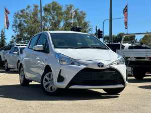 2018 Toyota Yaris NCP130R MY17 Ascent White 4 Speed Automatic Hatchback
