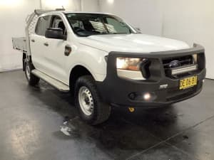 2019 Ford Ranger PX MkIII MY19 XL 3.2 (4x4) Frozen White 6 Speed Automatic Double Cab Chassis