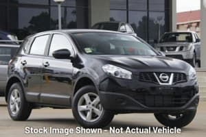 2012 Nissan Dualis J10 Series II MY2010 ST Hatch X-tronic 2WD Black 6 Speed Constant Variable