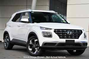 2024 Hyundai Venue Qx.v5 MY24 Elite Atlas White 6 Speed Automatic Wagon