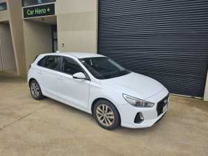 2018 Hyundai i30 PD Active White 6 Speed Auto Sequential Hatchback