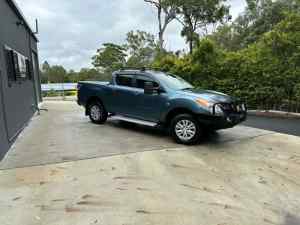 2012 Mazda BT-50 UP0YF1 XTR Blue 6 Speed Sports Automatic Utility Capalaba Brisbane South East Preview
