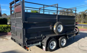 3500kg Cattle / Multi use livestock Crate Trailer with bike rack Woree Cairns City Preview
