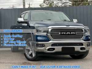 2022 Ram 1500 DT MY22 Laramie SWB RamBox Patriot Blue 8 Speed Automatic Utility