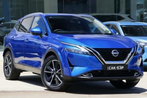 2022 Nissan Qashqai J12 MY23 ST-L X-tronic Magnetic Blue 1 Speed Constant Variable Wagon