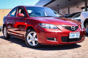 2008 Mazda 3 BK10F2 MY08 Neo Sport Red 4 Speed Sports Automatic Sedan