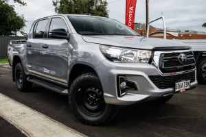 2019 Toyota Hilux GUN126R SR Double Cab Silver 6 Speed Sports Automatic Utility