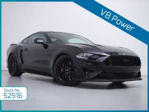 2018 Ford Mustang FN Fastback GT 5.0 V8 Black 6 Speed Manual Coupe