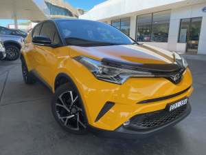 2019 Toyota C-HR NGX10R Koba S-CVT 2WD Hornet Yellow W/ Black Roof 7 Speed Constant Variable Wagon