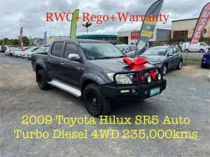 2009 Toyota Hilux KUN26R 08 Upgrade SR5 (4x4) Grey 4 Speed Automatic Dual Cab Pick-up Archerfield Brisbane South West Preview