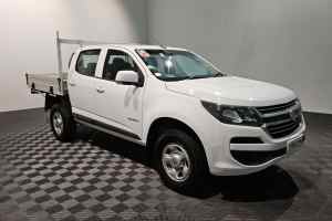 2018 Holden Colorado RG MY18 LS Crew Cab 4x2 White 6 Speed Sports Automatic Cab Chassis