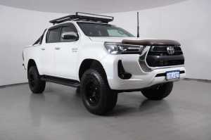 2021 Toyota Hilux GUN126R SR5 (4x4) White 6 Speed Automatic Double Cab Pick Up